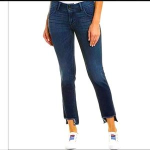 Hudson Jeans Cat midrise raw hem denim